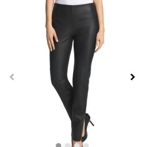 Chico's Black Pant The Abbey Faux Leather